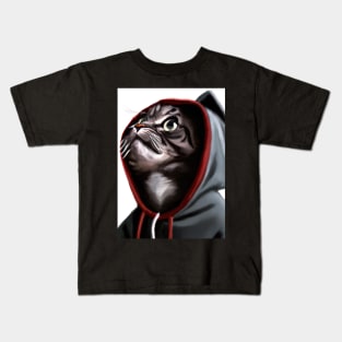 Hoodie Cat Kids T-Shirt